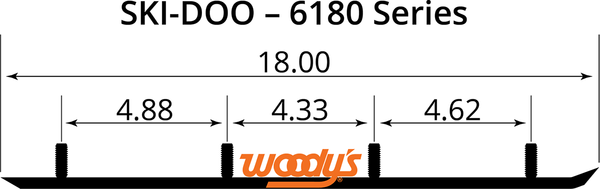Trail Blazer Iv Flat-top® Wear Bars Black, 3, nordicamoto.ro