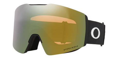 Oakley Fall Line L matt fekete motoros síszemüveg, zsályaszínű arany lencsékkel, 1, nordicamoto.ro