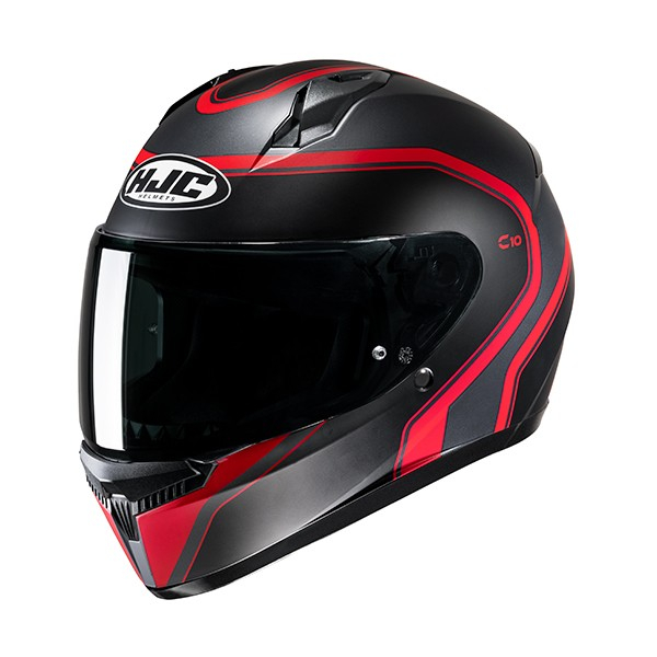 HJC C10 Elie Fluo Red sisak, M-es méret, 3, nordicamoto.ro