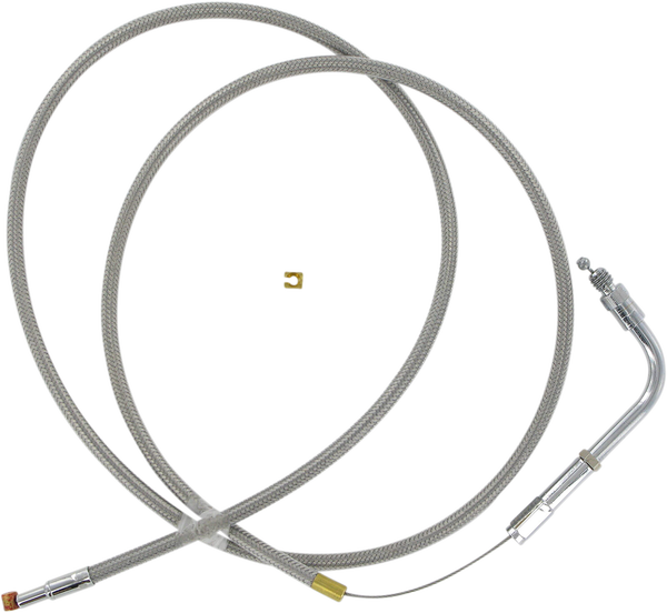 Stainless Steel Throttle/idle Cable Silver Standard, 1, nordicamoto.ro