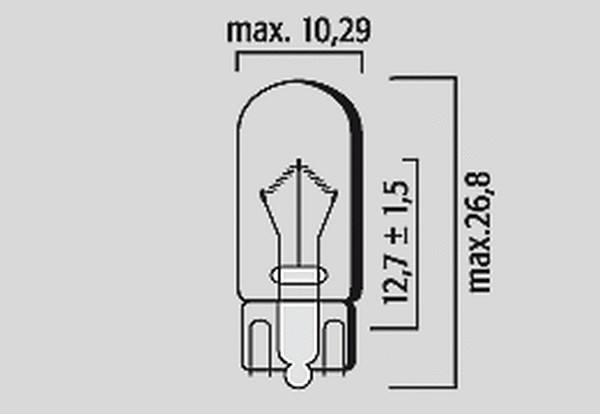 Filament Glass Wedge Bulbs Amber, 3, nordicamoto.ro