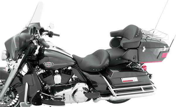 Super Touring 2-up Vinyl Seat Black, 1, nordicamoto.ro