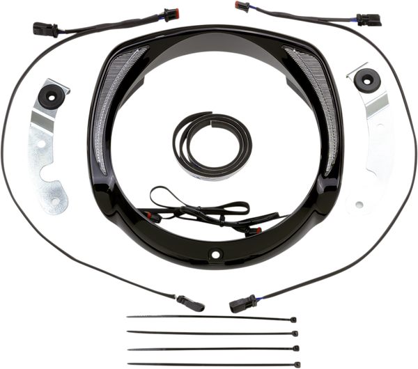 Fang® Headlight Bezel Black, 1, nordicamoto.ro