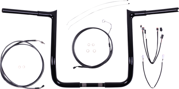 1-1/4(r) Viking Handlebar Installation Kit Black, 1, nordicamoto.ro