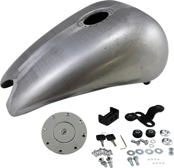 Extended Smooth Top Gas Tank Raw, 1, nordicamoto.ro