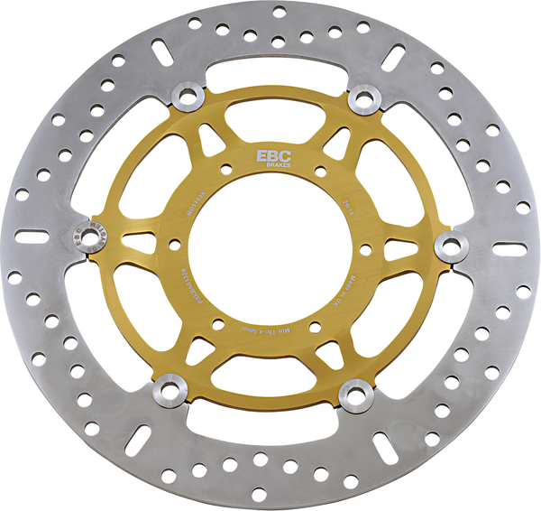 Md Series Pro-lite Contour X Brake Rotor Polished Steel, Yellow, 1, nordicamoto.ro