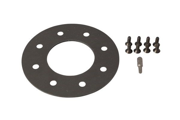 Backing Plate Kit With Screws Gray, 1, nordicamoto.ro