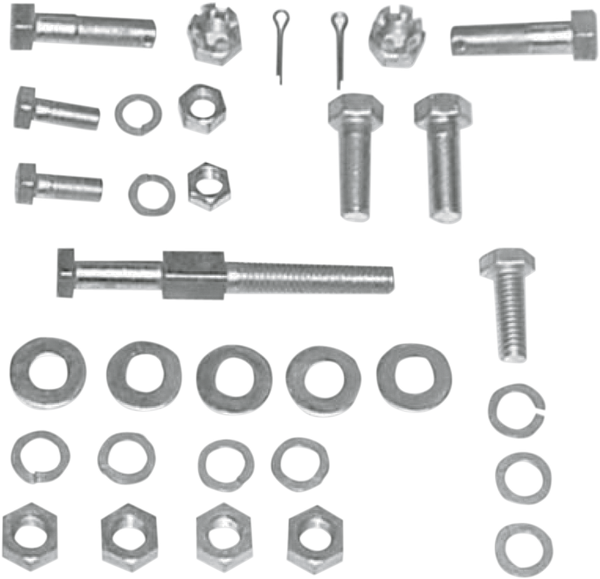 Transmission Mount Hardware Silver, 1, nordicamoto.ro