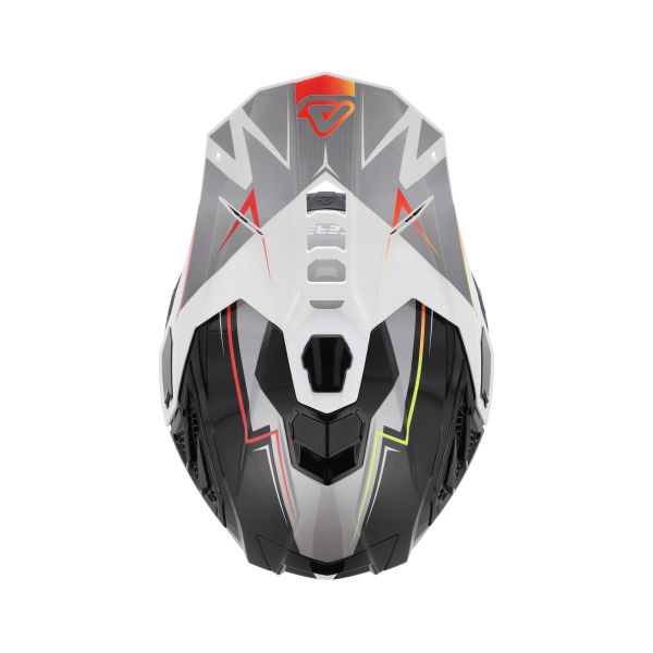 Acerbis Airstrike-X sisak, fekete/narancssárga fluoreszkáló, XXL, 9, nordicamoto.ro