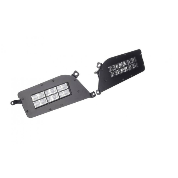 SHARK LED-es sávfények POLARIS ATV-khez és UTV-khez háttérvilágítással, 2 darabos csomag, 3, nordicamoto.ro