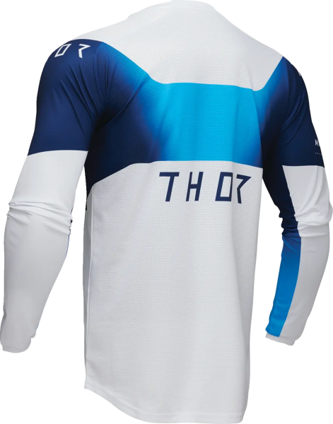 Tricou Enduro Thor Launchmode Storm White/Blue M, 5, nordicamoto.ro
