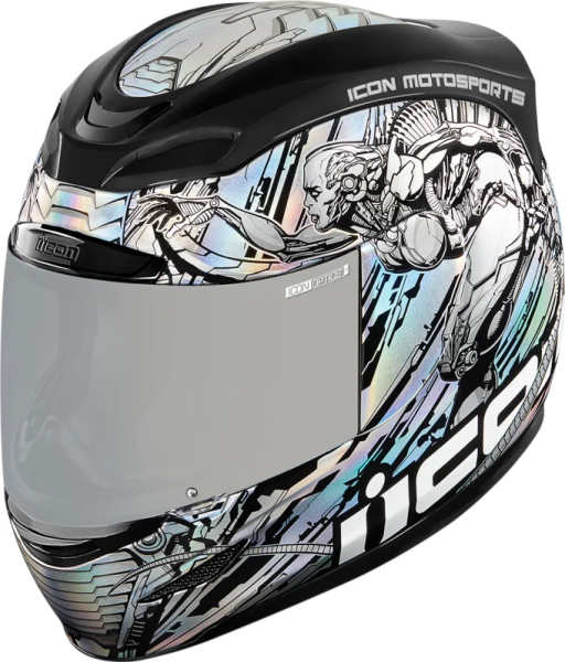 Airmada Mechanica Helmet Silver 3x-large Multi, Silver 3XL, 1, nordicamoto.ro