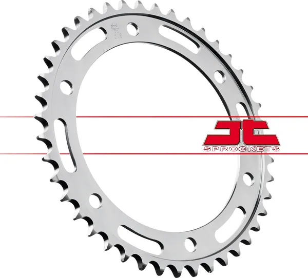 JT SPROCKETS Acél hátsó lánckerék, természetes felületű, 3, nordicamoto.ro