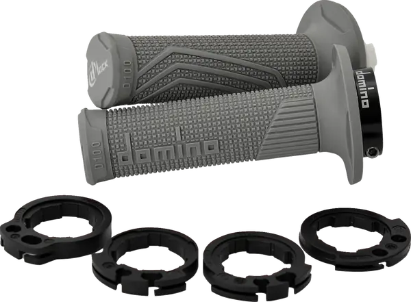 D100 D-lock Grips Gray, 1, nordicamoto.ro