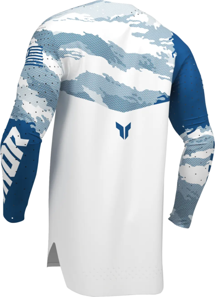 Thor Sportmode Recon LE póló, kék/fehér, M, 5, nordicamoto.ro