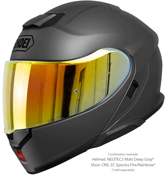 SHOEI NEOTEC3 felhajtható sisak, Gri inchis, S-es méret, 10, nordicamoto.ro