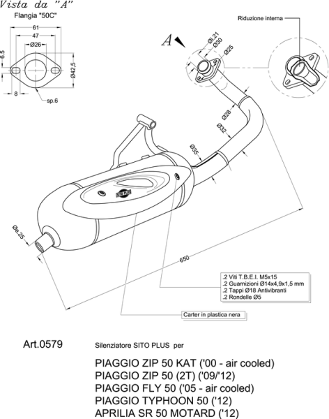 Sitoplus Full-system Exhaust Black, 1, nordicamoto.ro