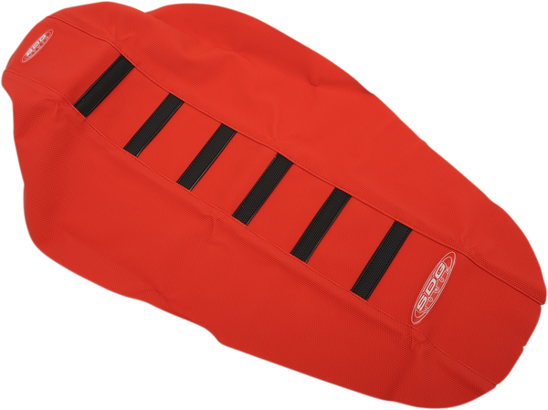 6-rib Gripper Seat Cover Red, 1, nordicamoto.ro
