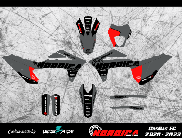Kit stickere GASGAS  EC 2020-2023 Nordicamoto, 1, nordicamoto.ro