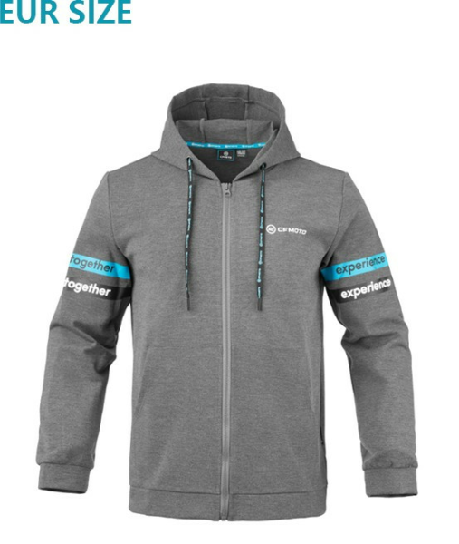 CFMOTO S HEMP pulóver, szürke/kék, 6, nordicamoto.ro
