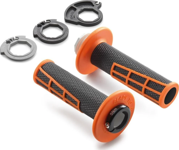 KTM Lock-On 17–23 markolatok, narancssárga, lyukkal, 1, nordicamoto.ro