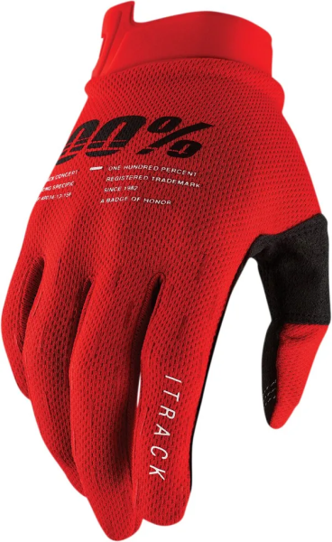 Manusi 100% iTrack Red S kesztyű, 1, nordicamoto.ro