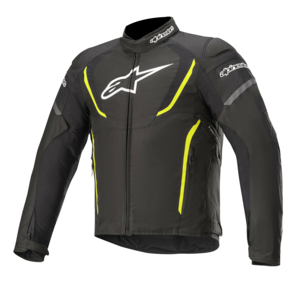 Alpinestars T-Jaws V3 vízálló textildzseki – Fekete/Sárga, M-es méret, 1, nordicamoto.ro