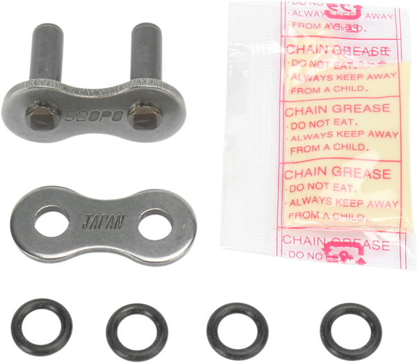 Po Series Rivet Connecting Link Silver, 1, nordicamoto.ro