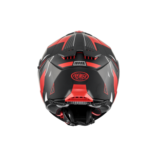 Casca Premier Typhoon RS 92 BM sisak, fekete/piros, XS, 3, nordicamoto.ro
