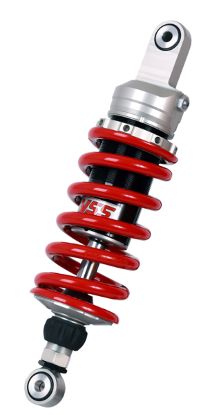 Emulsion Mono Gas Shock Adjustable Length Silver, Red, Black, 1, nordicamoto.ro