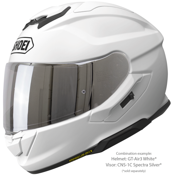 SHOEI GT-AIR3 teljes arcú sisak, Bianco, M, 6, nordicamoto.ro