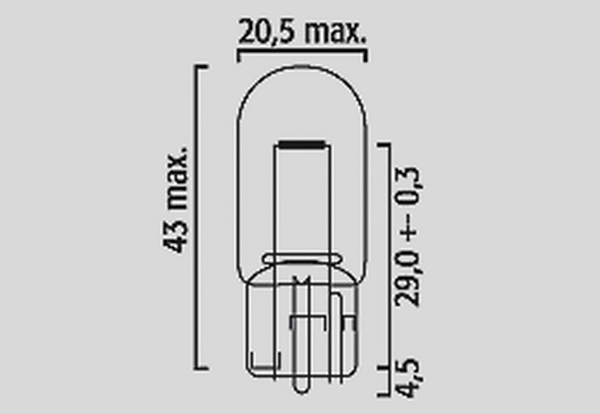 Filament Glass Wedge Bulbs Amber, 1, nordicamoto.ro