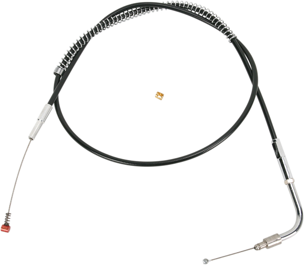 Black Vinyl Throttle/idle Cable Black +76 mm (3''), 1, nordicamoto.ro