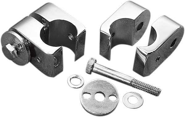 Chrome Universal Accessory Mounts Silver, 1, nordicamoto.ro