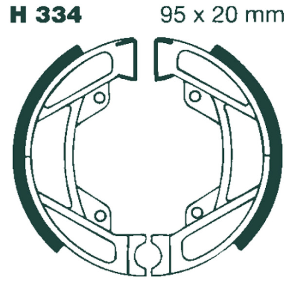 Standard Brake Shoes, 1, nordicamoto.ro