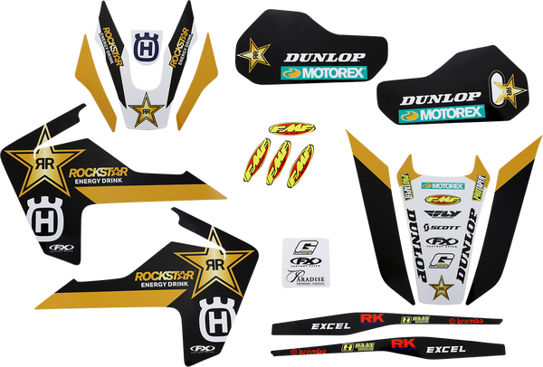 Graphic Kit Black, White, 2, nordicamoto.ro