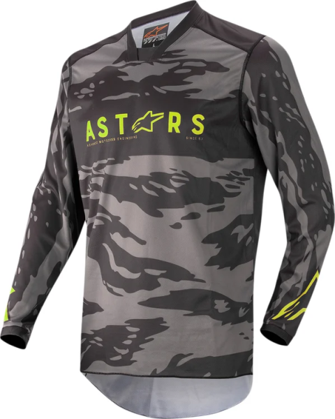 Tricou copii Alpinestars Racer Tactical Black/Camo/Fluo Yellow XL, 1, nordicamoto.ro