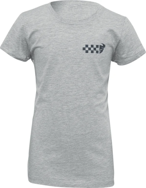 Girl's Checkers T-shirt Gray L, 1, nordicamoto.ro