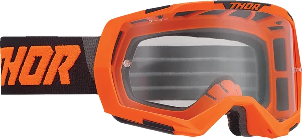 Ochelari Thor Regiment Black/Orange Lentila Clara ONE SIZE, 1, nordicamoto.ro