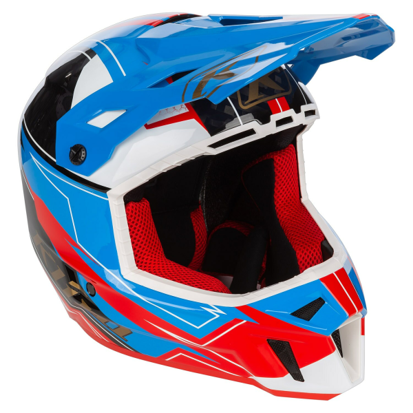 Klim F3 Carbon ECE Unruly fekete–fehér motoros sisak, 44, nordicamoto.ro