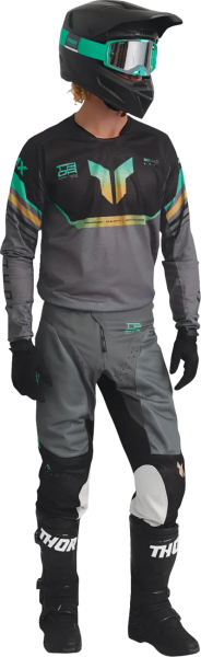 Pantaloni Thor Launchmode Air Raptor Gri/Negru 30, 3, nordicamoto.ro