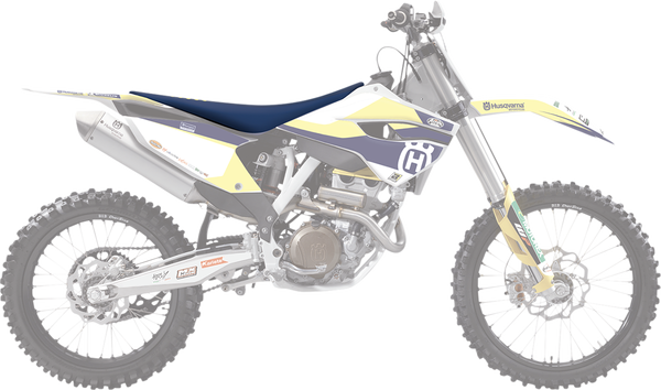 Replica Team Seat Cover Blue, 1, nordicamoto.ro