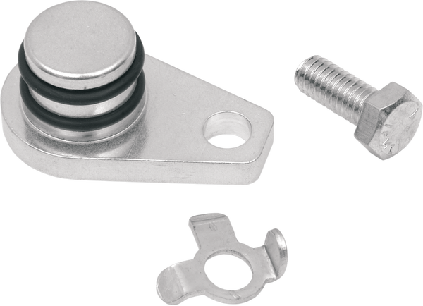 Shifter Shaft Primary Plug Chrome, Anodized, 1, nordicamoto.ro