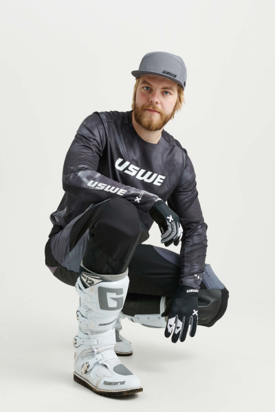 USWE RÖK OFF-ROAD fekete póló, 6, nordicamoto.ro