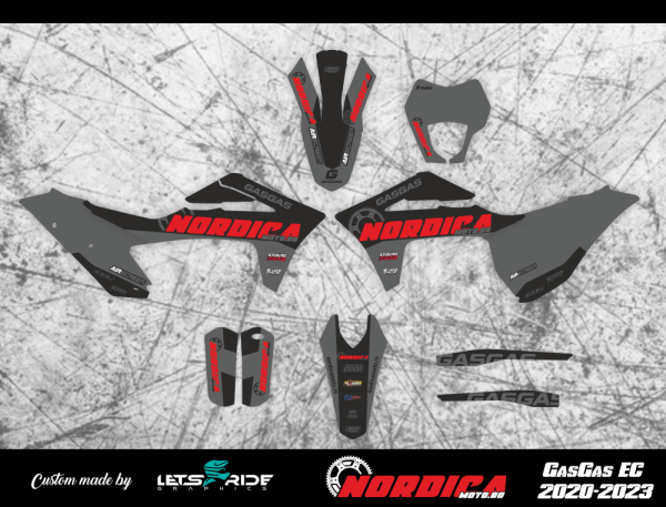 Kit stickere Gas-Gas 21-23 Nordicamoto, 1, nordicamoto.ro