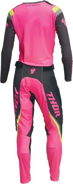 Pantaloni Dama Thor Pulse Rev Charcoal/Pink 13/14, 6, nordicamoto.ro
