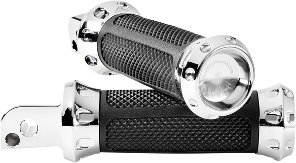 Overdrive Foot Pegs Silver, 1, nordicamoto.ro