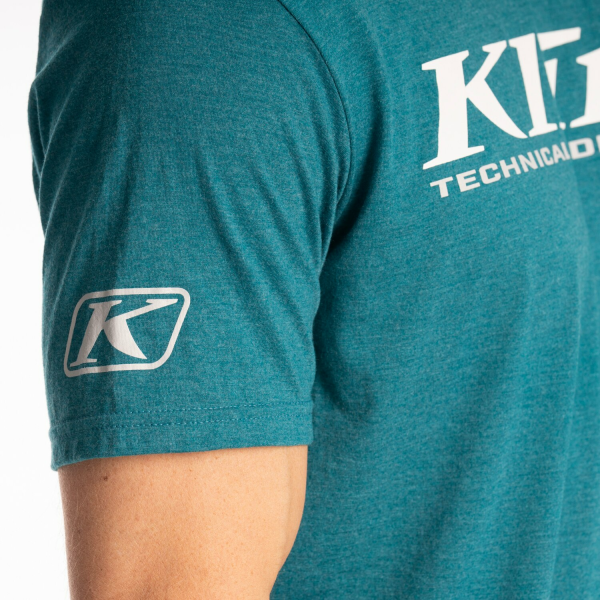Tricou Klim K Corp SS T White - Vivid Blue, 11, nordicamoto.ro