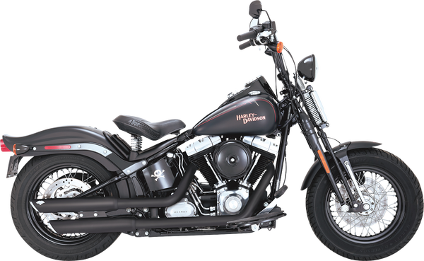 3(r) Twin Slash Slip-on Mufflers Black, 1, nordicamoto.ro