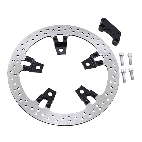 Big Brake Floating Rotor Kit Black, Silver, 4, nordicamoto.ro